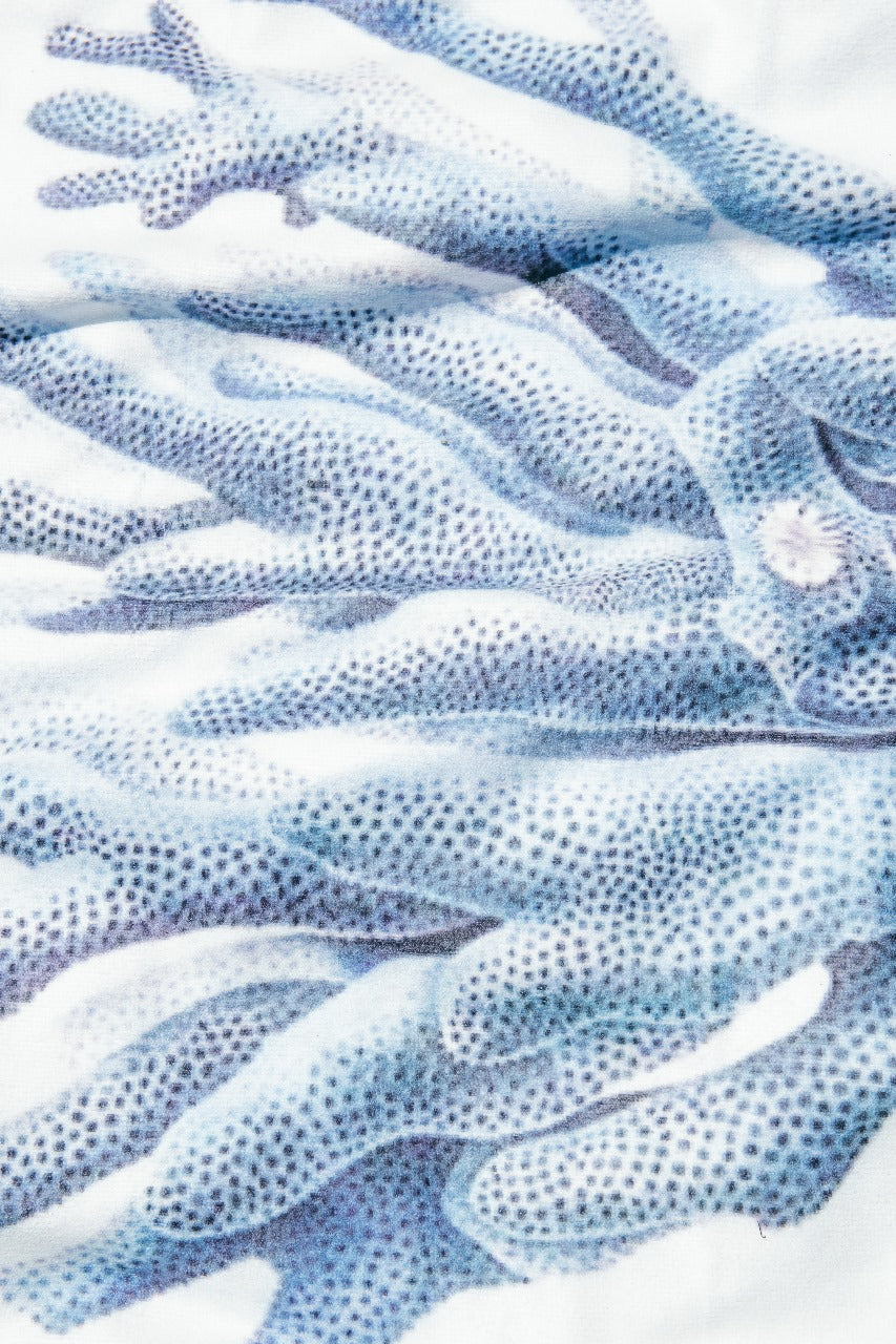 Ocean Coral Print Beach Towel