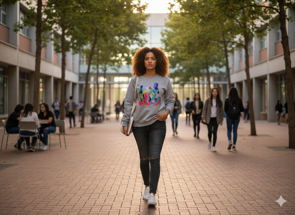 Everyday Expression Graphic Sweatshirt